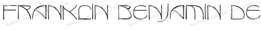 FRANKLIN BENJAMIN DE字体转换